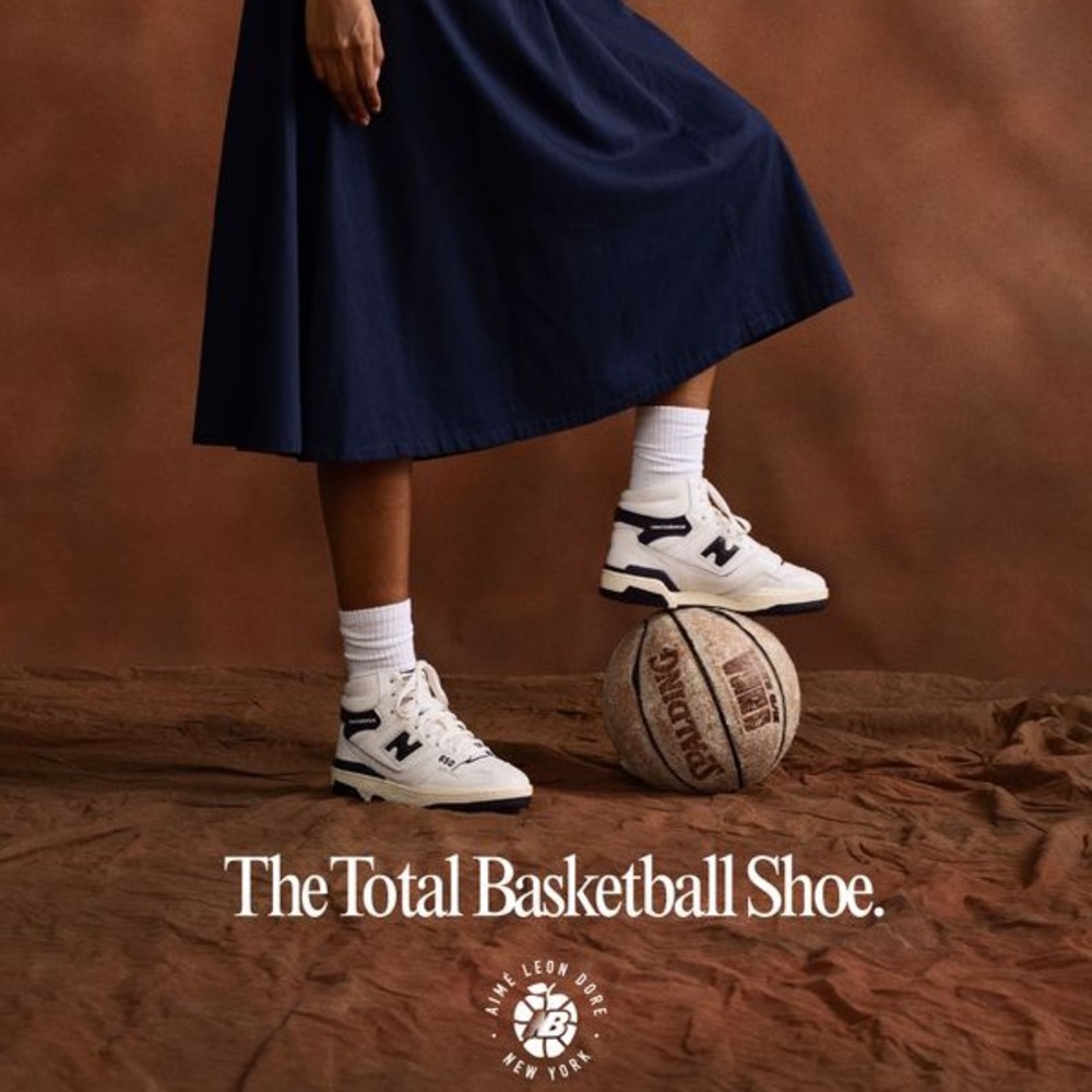 Aime Leon Dore New Balance 650r Navy High Top Sneakers